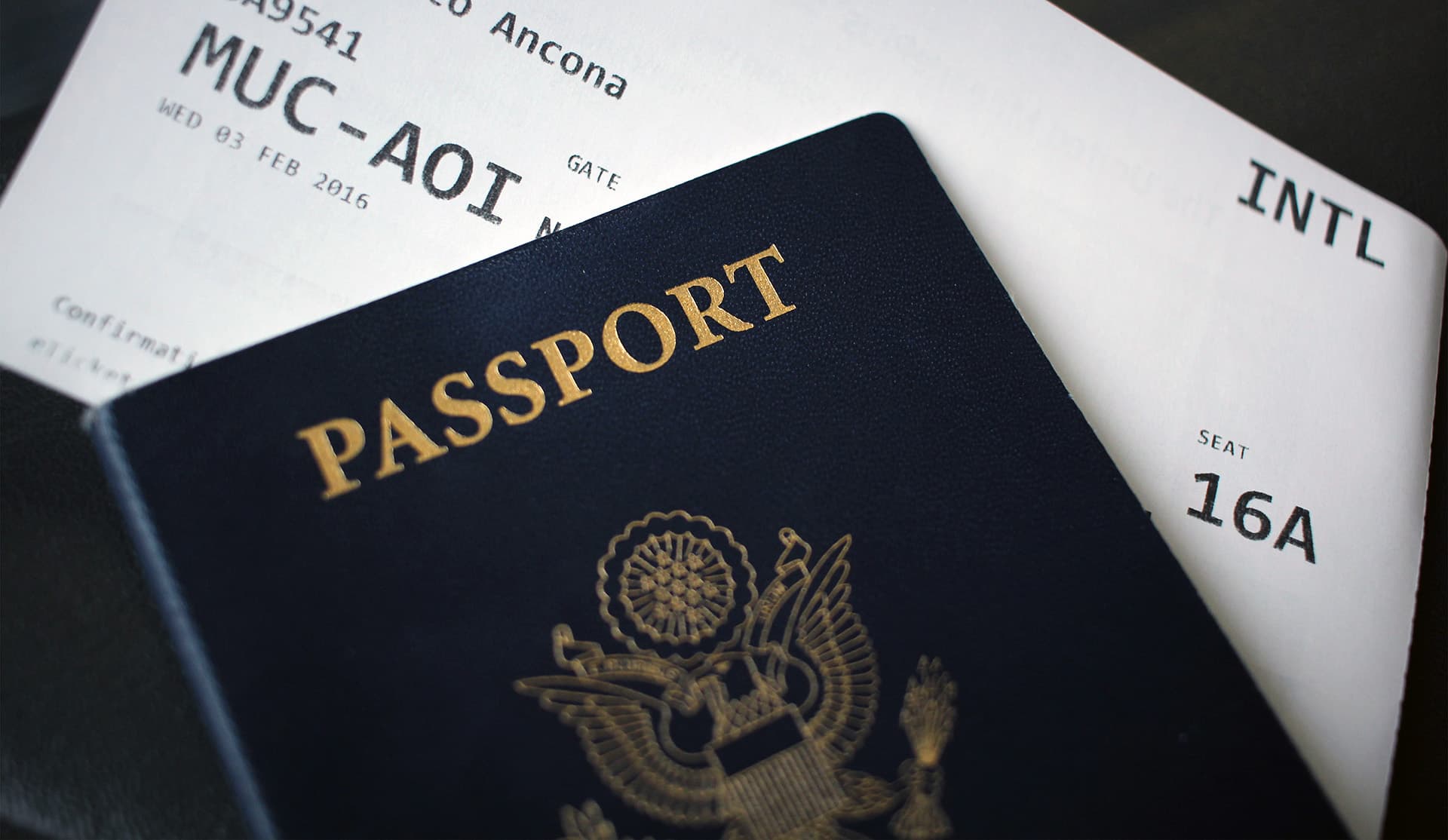 Airline Ticket Illustration