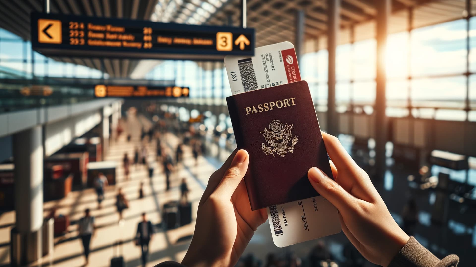 Digital Airline Ticket on a Smartphone